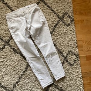 White loft jeans, never worn